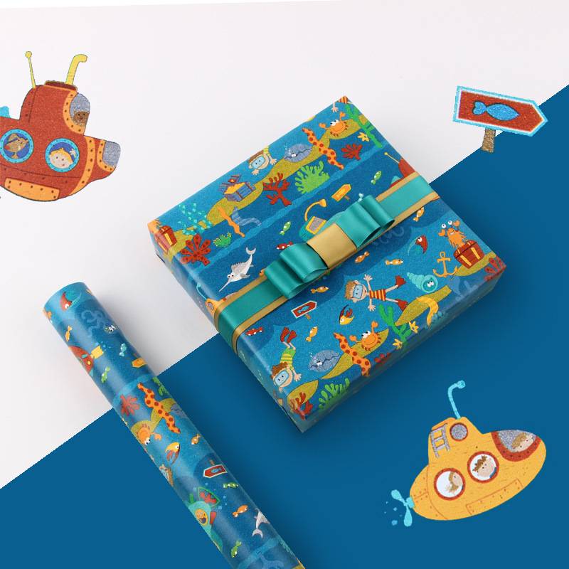 Cartoon Birthday Wrapping Paper Gift Paper Animal Cute Toys - Temu